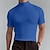 ieftine Tricouri casual pentru bărbați-Bărbați Tricou Cămașă cu gât Simplu Guler de stand Stradă Concediu Manșon scurt Îmbrăcăminte Modă Casual Comfortabil