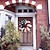 halpa Itsenäisyyspäivän koristelu-isänmaallinen seppele amerikkalainen itsenäisyyspäivä koristelu punainen valkoinen sininen seppeleet 4. heinäkuuta seppeleet - punatukkainen kukkainen oven ripustin muistopäivä / heinäkuun neljäs