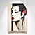 halpa Öljymaalaukset-käsinmaalattu abstrakti kaunis tyttö kasvot öljymaalaus kankaalle iso seinä taide alkuperäinen muotokuvataide nainen kasvomaalaus makuuhuoneen seinän sisustus lahja rullalle kankaalle (ei kehystä)