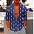 זול חולצות הוואי דש לגברים-בגדי ריקוד גברים חולצה חולצת הוואי הדפסים גרפיים לְעַגֵן צווארון מתקפל שחור צהוב שחור / חום חום כחול כהה רחוב קזו&#039;אל שרוול קצר דפוס כפתור למטה ביגוד וינטאג&#039; טרופי ספורט סגנון רחוב