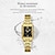 cheap Quartz Watches-OLEVS Women Quartz Watch Minimalist Fashion Casual Wristwatch Luminous Calendar Waterproof Decoration Stainless Steel Watch