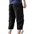 billiga Utomhus-Herr Capri Cargo Shorts Cargo-shorts Shorts Capribyxor Vandringsshorts Bensträng 6 fickor Slät Komfort Utomhus Dagligen Utekväll Mode Streetwear Svart Armégrön