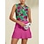 economico Collezione di stilisti-Per donna POLO Verde Senza maniche Superiore Abbigliamento da golf da donna Abbigliamento Abiti Abbigliamento