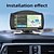 abordables Lecteurs multimédias pour voitures-Lecteur mp5 portable de voiture de 4,7 pouces avec caméra de recul à écran IPS pour voiture GPS navigation Bluetooth airplay miroir lien transmetteur aux/fm