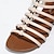 billiga Damsandaler-platta sandaler för kvinnor srappy sandaler boho strand romerska sandaler utomhus sommar strand rund tå silver svart brun
