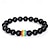 Χαμηλού Κόστους Pride Parade Δεκ-μπρασελέ pride rainbow gay bracelet volcano stone bead βραχιόλι