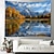 cheap Landscape Tapestry-Lake Mountain Landscape Hanging Tapestry Wall Art Large Tapestry Mural Decor Photograph Backdrop Blanket Curtain Home Bedroom Living Room Decoration