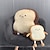 tanie Wsady poduszkowe-chleb tostowy poduszka śmieszne jedzenie pluszowe zabawki poduszki małe słodkie nadziewane pluszowe tosty poduszka na sofę tostowy chleb złoty