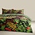 billiga Påslakanset-tropiska växtrankor tjock filt fyrkantig säng påslakan sängset 2-delat set 3-delat set lätt mjukt kort plyschset