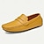 tanie Półformalny-Męskie Mokasyny i buty wsuwane Wygodne loafery Penny Loafers Skóra Wygodny Niepoślizgowy / a Mokasyny Srebrny Czarny Biały