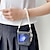 abordables Coques Samsung-téléphone Coque Pour Samsung Galaxy Z Flip 5 Z Flip 4 Z Flip 3 Coque Arriere avec dragonne Antichoc TPU faux cuir