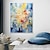 cheap Oil Paintings-Handmate Oil PaintingCanvasWall Art DecorationAbstract Knife PaintingLandscape Warm Colorsfor Home Decor Rolled Frameless Unstretched Painting