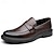 cheap Men&#039;s Slip-ons &amp; Loafers-Men&#039;s Loafers &amp; Slip-Ons Dress Shoes Plus Size Penny Loafers Vintage Business Casual Office &amp; Career Party &amp; Evening Leather Loafer Black Brown Fall Winter