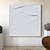 cheap Abstract Paintings-Hand painted 3D Textured White Abstract Painting on Canvas 3D Textured Wall Art Boho Modern Canvas Art Living Room Decor pattle knife oil painting Home Decor Hotel Art Piece