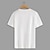 billiga Mäns grafiska t -shirt-herr 100 % bomull grafisk t-shirt t-shirt skjorta mode klassisk skjorta svart vit kortärmad bekväm t-shirt street semester sommar modedesigner kläder