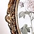 levne Sochy-vintage květinový vzor oválný ozdobný rám - materiál pryskyřice starožitný stolní dekorační rámeček pro fotografické dekorace, fotografické rekvizity a ozdobné předměty