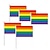 preiswerte Wohnkultur-Regenbogenflaggen-Bündel 10 Stück / 5 Stück LGBT LGBTQ Verkleidung Erwachsene Unisex Schwul Lesbisch Queer Pride Parade Pride Month Party Karneval Alltag