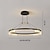 baratos Luzes da ilha-luminária pendente led 1/2 luz 40/60/80 cm formato de vidro transparente com design elegante acabamentos pintados estilo nórdico moderno 85-265v apenas regulável com controle remoto