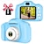 Недорогие Экшн-камеры-Детская камера на день рождения для девочек и мальчиков, детские игрушки для детей 3, 4, 5, 6, 7, 8 лет, цифровые видеокамеры для селфи для малышей с SD-картой на 32 ГБ, розовые