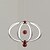preiswerte Pendelleuchte-LED Pendelleuchte 48cm Ring Kreis Design 3 Farbe Licht Metall luxuriöse moderne Stil Esszimmer Schlafzimmer Pendelleuchten 110-240V