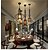 cheap Island Lights-LED Pendant Light Industrial Pendant Light Fixture Metal Latern Adjustable Dome Ceiling Pendant Light for Dining Room Living Room 110-240V
