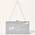billige Aftenvesker-Dame Kobling Evening Bag Aftenveske polyester 4 deler Fest Ferie Rhinsten Kjede Helfarge Sølv
