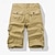 billige Klassisk-Herre Taktiske shorts Cargoshorts Shorts Knapper Multi lomme عادي Anvendelig Kort Daglig utendørs Gateklær Mote Klassisk Kakifarget
