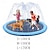 זול ספורט וכיף בשטח-כרית התזה, 39 אינץ&#039;/59 אינץ&#039;/67 אינץ&#039; כרית התזה נגד החלקה לילדים כלבים מעובה בריכת כלבים משטח מתזים עמיד קיץ צעצועי מים חיצוניים לתינוק פעוט בנים בנות חיית מחמד