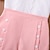 abordables Conjuntos-2 Piezas Niños Chica Color sólido Traje de pantalones cortos Conjunto Manga Corta Moda Exterior 3-7 años Verano Rosa