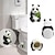 levne Koupelnové pomůcky-ozdobné čepičky záchodových šroubů panda &amp; Sada roztomilých krytů šroubů z odolné pryskyřice