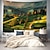 cheap Landscape Tapestry-Countryside Landscape Hanging Tapestry Wall Art Large Tapestry Mural Decor Photograph Backdrop Blanket Curtain Home Bedroom Living Room Decoration