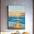cheap Oil Paintings-Ocean Painting handmade Sunrise Ocean Painting Large Canvas Coast Painting Sea Landscape Painting Palette life seascape oil painting Bedroom Painting Home Decor Christmas gift