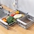 cheap Kitchen Storage-1pc Kitchen Sink Drain Rack Vegetable Sink Drain Basket Vegetable Washing Filter Rack Dishwashing Storage Rack Adjustable Pull-out Drain Rack Optional Size Multifunctional And Multi Scene Use