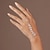 preiswerte Armbänder-Damen Silber Armbänder Ring-Armbänder Klassisch Blattform Kostbar Personalisiert Einfach Perlen Armband Schmuck Silber Für Hochzeit Geschenk Abiball