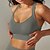 voordelige Sport bh&#039;s-Dames Lichte ondersteuning Sport bh&#039;s Running BH Open achterkant Gekruiste rug Goede top Gewatteerd Fitness Recreatiesport Hardlopen Ademend Lichtgewicht Zacht Zwart Wit donkergrijs Effen
