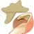 preiswerte Schuhzubehör-1 Paar Anti-Verschleiß-Fußpflaster, Fersenpflaster, verdicktes Pad in halber Größe, Schuhpflaster, Fersenpflaster, Einlegesohle für hohe Absätze