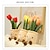 billige Nyheter innen innlegg-tulipan plysj leke, blomsterpotte utstoppet plysj pute dekorasjon, myk, luftig leke sukkulent planter venn kaste pute, flerfarget