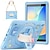 abordables Fundas iPad-Tableta Carcasa Funda Para Apple ipad 9th 8th 7th Generation 10.2 inch Portátil Mango Rotación 360º Dibujo 3D ordenador personal Silicona