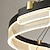baratos Luzes pendentes-luminária pendente led 1/2 luz 40/60/80 cm formato de vidro transparente com design elegante acabamentos pintados estilo nórdico moderno 85-265v apenas regulável com controle remoto