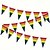 levne Pride Dekorace-10ks 7,87*11,81inch duhová tažná vlajka oslava gay řetězec vlajka lgbt závěsná vlajka trojúhelník vlajka řetězec pe tah vlajka událost party dekorace