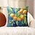voordelige bloemen &amp; planten stijl-tropische vruchten decoratieve kussensloop 4 stuks zachte vierkante kussensloop kussensloop voor slaapkamer woonkamer slaapbank stoel