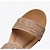 voordelige Damessandalen-dames sleehaksandalen boho bohemien zomer strandvakantie sandalen ronde kop comfortabele schoenen zwart grijs abrikoos
