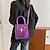 cheap Handbag &amp; Totes-Women&#039;s Handbag PU Leather Party Daily Waterproof Durable Geometric Black Blue Purple