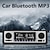 abordables Lecteurs multimédias pour voitures-Fyautoper 5513 nouveau lecteur mp3 de voiture bluetooth mains libres voiture plug-in radio au lieu de cd dvd