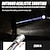 abordables Lampes de poche-lampe de poche solaire rechargeable zoomable extérieure LED très brillante lampe de poche avec USB et charge solaire p50 perle zoom télescopique pour camping lampe de poche d&#039;urgence pêche randonnée