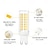 baratos Luzes LED de Dois Pinos-Lâmpada led g9 bi pin 8w 230v para substituição de lâmpada halógena de 80w, lâmpadas de lustre 88 leds não reguláveis g9 bi pin base plástico transparente 10 peças