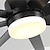 お買い得  シーリングファンライト-LED シーリングファン 天井吊り下げ キッチン ダイニングルーム 1 ライト 183 cm アクリル 3 色ライト モダン 北欧スタイル 寝室 カフェ 110-240V
