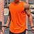 cheap Men&#039;s Running Tee &amp; Tank Tops-Men&#039;s Workout Tank Top Running Tank Top Sleeveless Vest / Gilet Casual Athleisure Breathable Quick Dry Soft Gym Workout Running Walking Sportswear Activewear Solid Colored Black White Orange