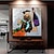 abordables arte callejero-Fred flintstone 100% pintado a mano graffiti art pintura pop art decoración de pared pintura para sala de estar arte de pared para oficina pintura de dibujos animados