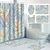 Χαμηλού Κόστους Κουρτίνες Μπάνιου-μπάνιο ντεκό κουρτίνα ντους με άγκιστρα διακοσμητικό μπάνιου αδιάβροχο υφασμάτινο σετ κουρτίνας ντους με 12 πακέτα πλαστικά γάντζους